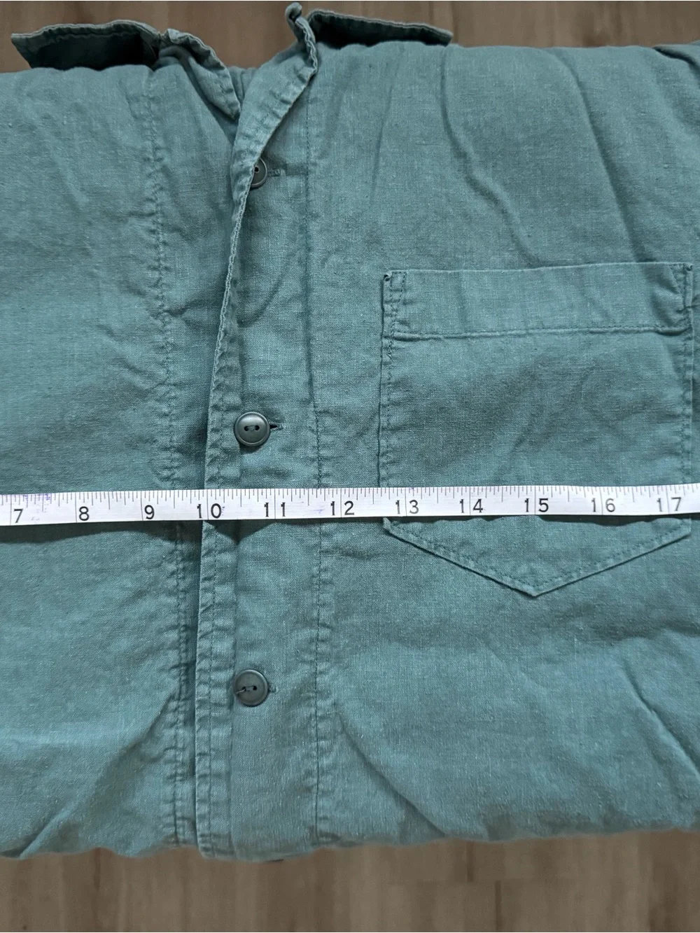 J. Crew Short-Sleeve Button-Down Shirt in Green